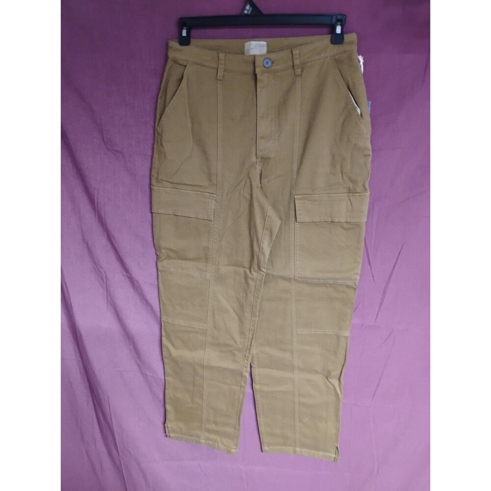 Womens Universal Thread Loose Fit Cargo Pants Green Size 12